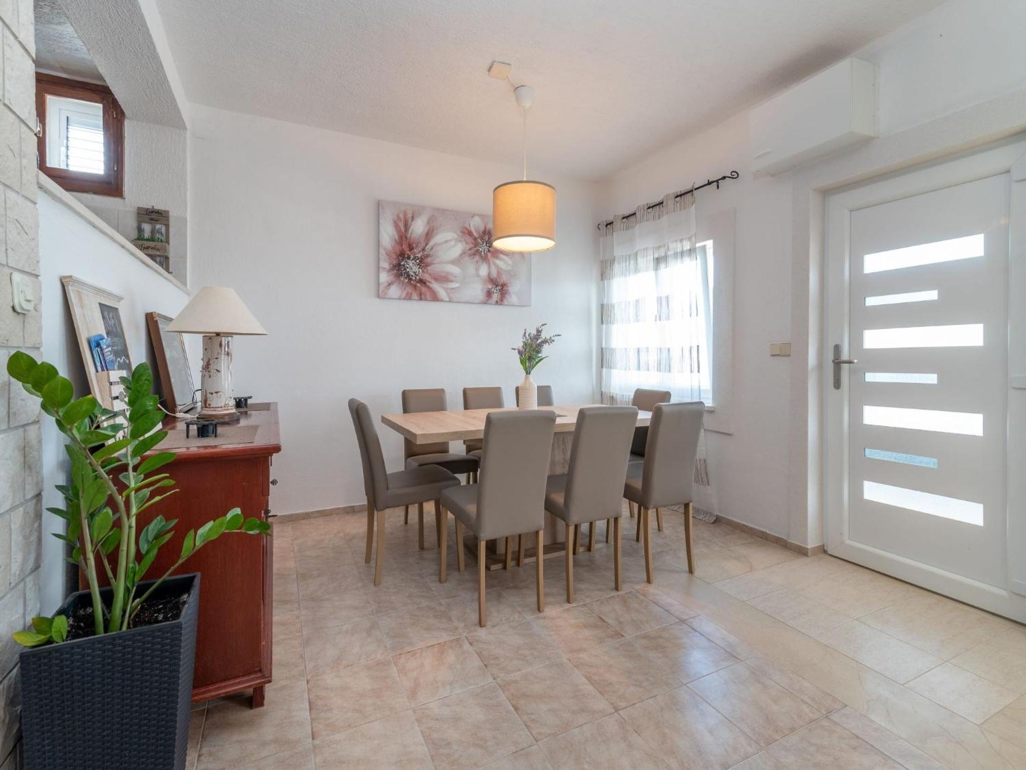 Scenic Sea View,Three Bedroom Villa With Pool Трогір Екстер'єр фото