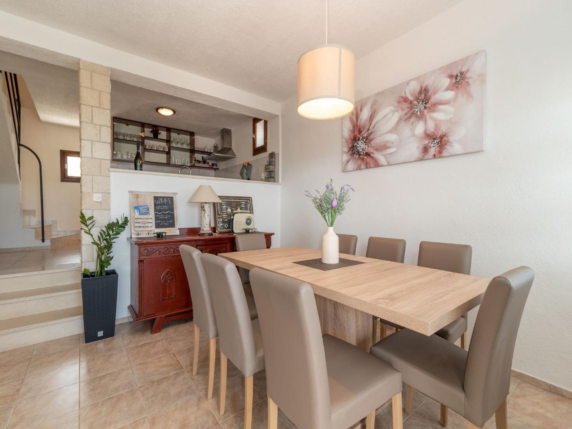 Scenic Sea View,Three Bedroom Villa With Pool Трогір Екстер'єр фото